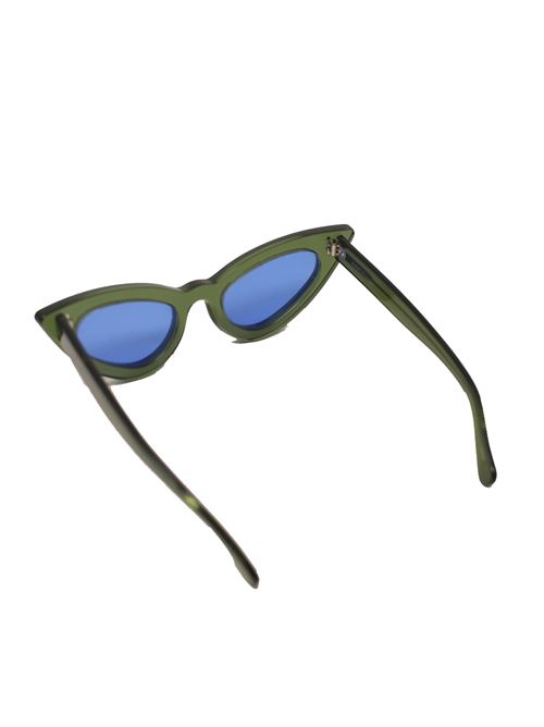 Green cateye sunglasses Capri People | SAMANTHAVERDE